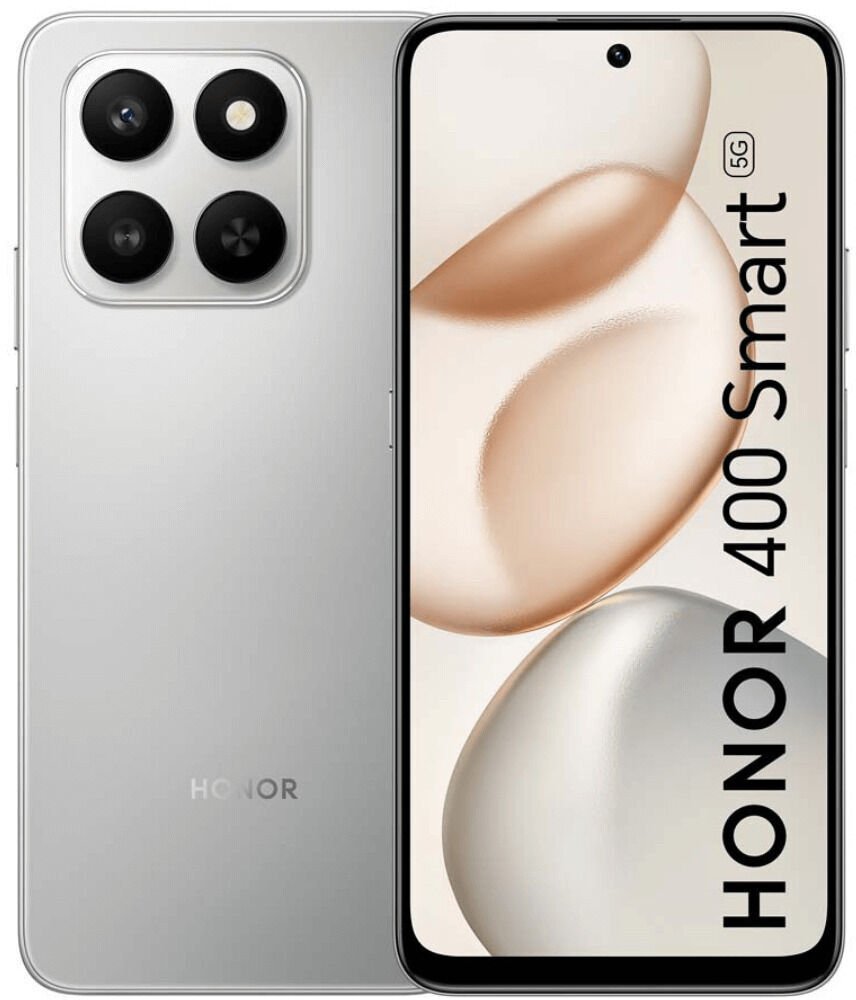 Smartfon Honor Smartfony 400 Smart 5G 6,77" Octa Core 4 GB RAM 128 GB Srebrny