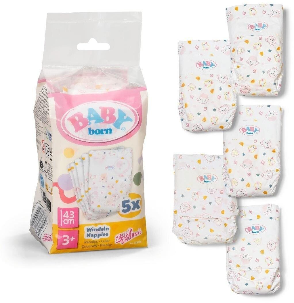 Zapf Baby born Nappies 5pack