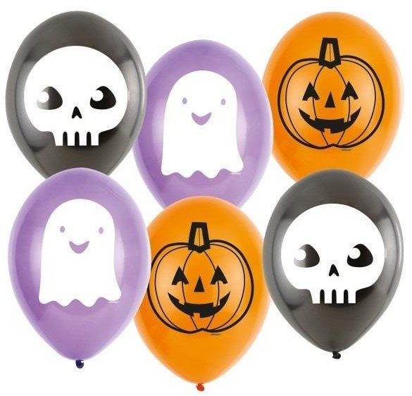Balony lateksowe Hallo-ween Friends 6szt