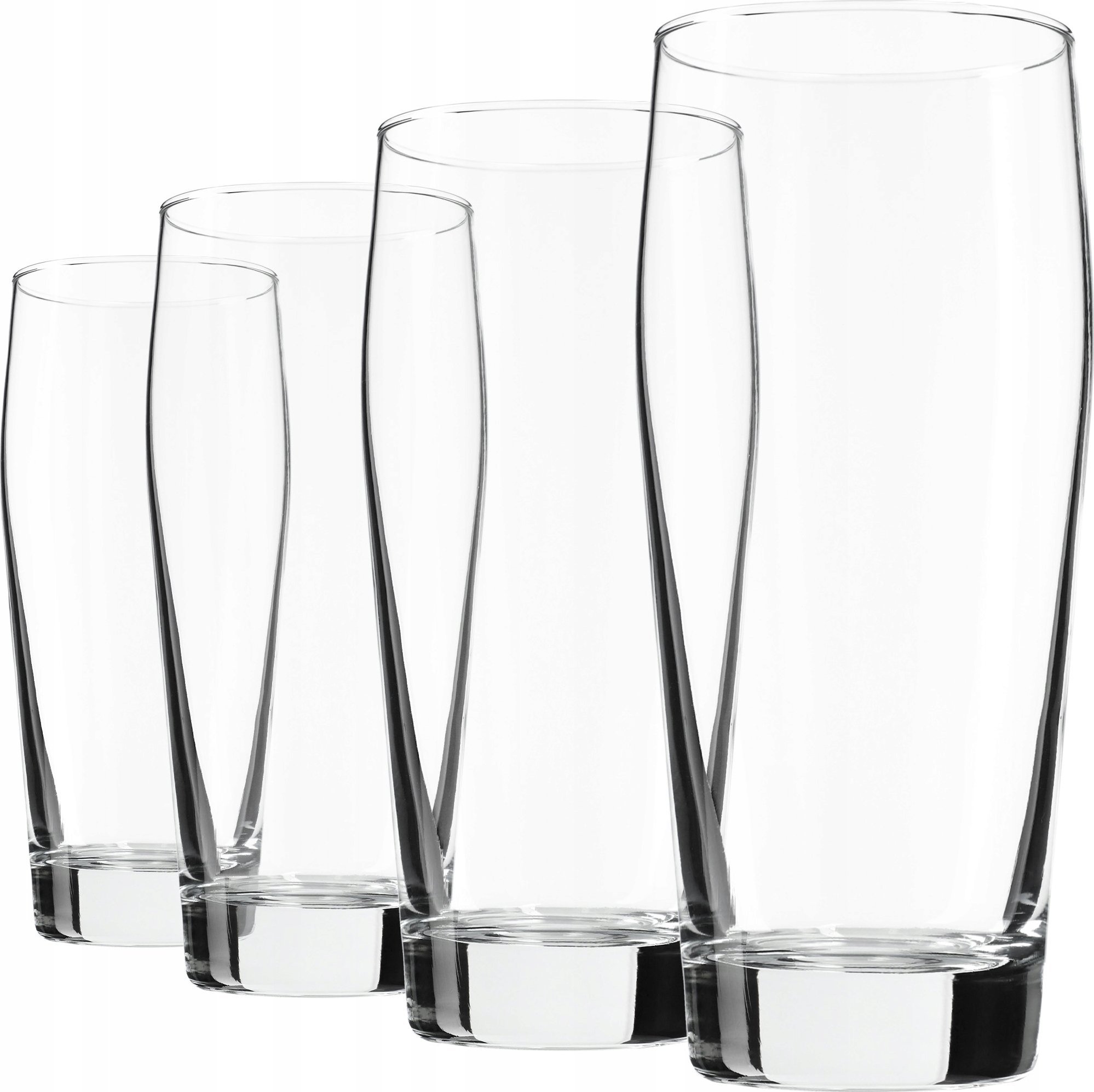 Kadax KADAX Kufel Szklany Do Piwa 510ml Szklanka 4szt