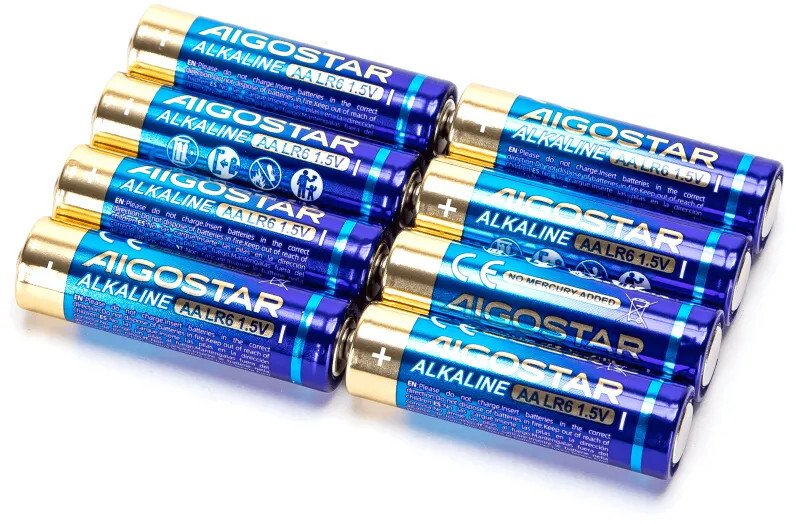 Aigostar Baterie alkaliczna LR6 AA 1.5V 8 szt.