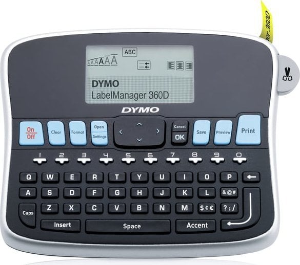 Dymo DYMO LabelManager 360D 6/9/12/19 mm D1-taśmy Qwerty UK/HK