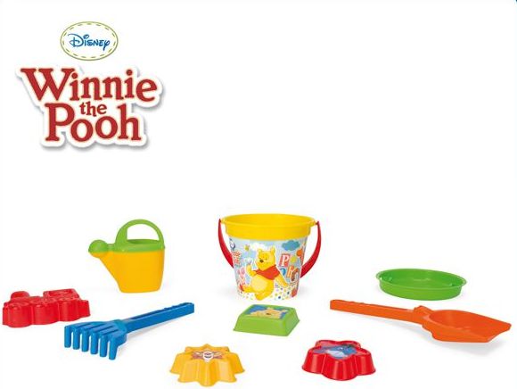 Wader Komplet do piasku duży 9 elementów Kubuś Puchatek (77135)