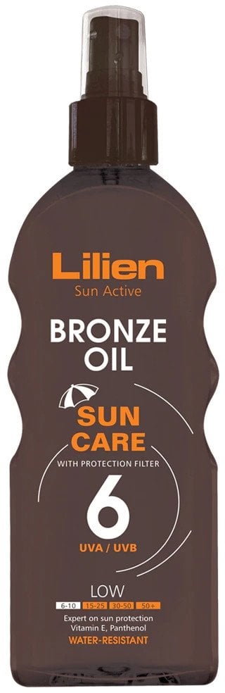 Lilien Sun Active Bronze opalovací olej SPF 6 200 ml