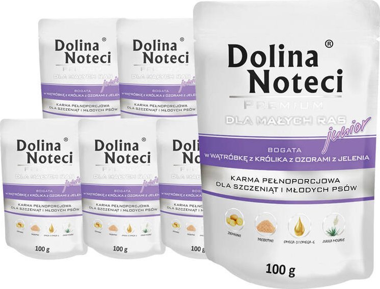 Dolina Noteci Premium z królikiem i jeleniem 10x100g