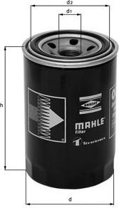 Knecht FILTR OLEJU KNECHT/MAHLE OC 281 AUDI 100,A6 V8 3.6-4.2 88-05