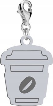 Radziszewska Jewellery Srebrny Charms CUP OF COFFEE KAWA