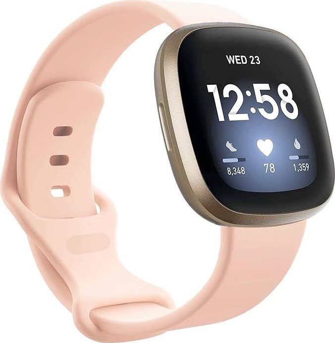 Braders Opaska / Pasek Braders do Fitbit Versa 4 / Fitbit Versa 3 pudrowy róż