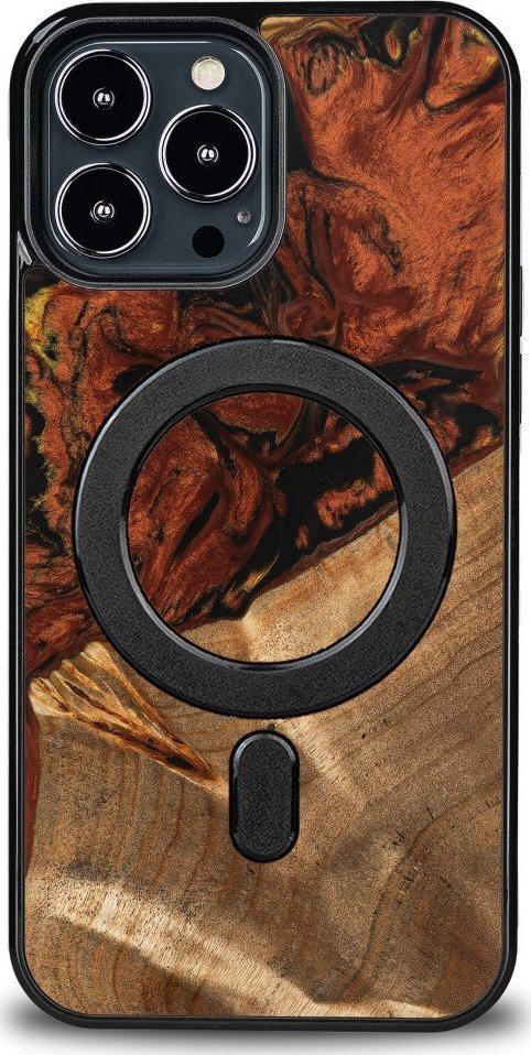 BeWood Etui Bewood Unique na iPhone 13 Pro Max - 4 Żywioły - Ogień z MagSafe