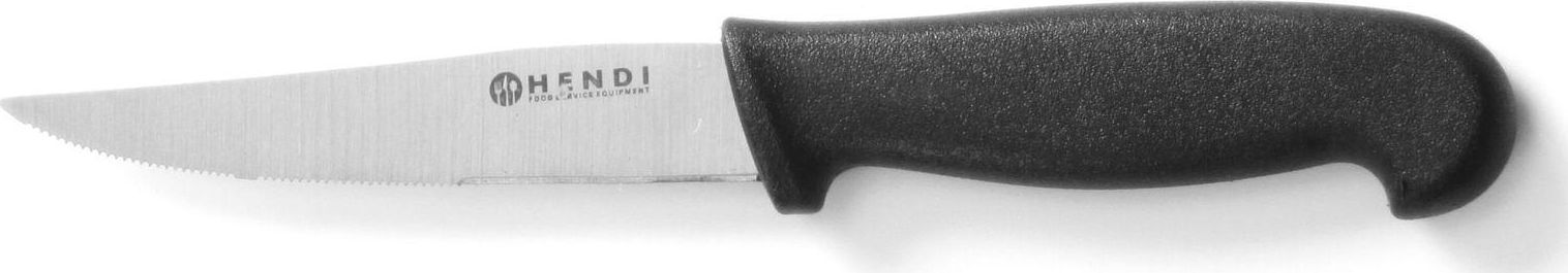 Hendi Profesjonalny nóż uniwersalny ząbkowany czarny HACCP 100 mm - Hendi 842102 Profesjonalny nóż uniwersalny ząbkowany czarny HACCP 100 mm - Hendi 8