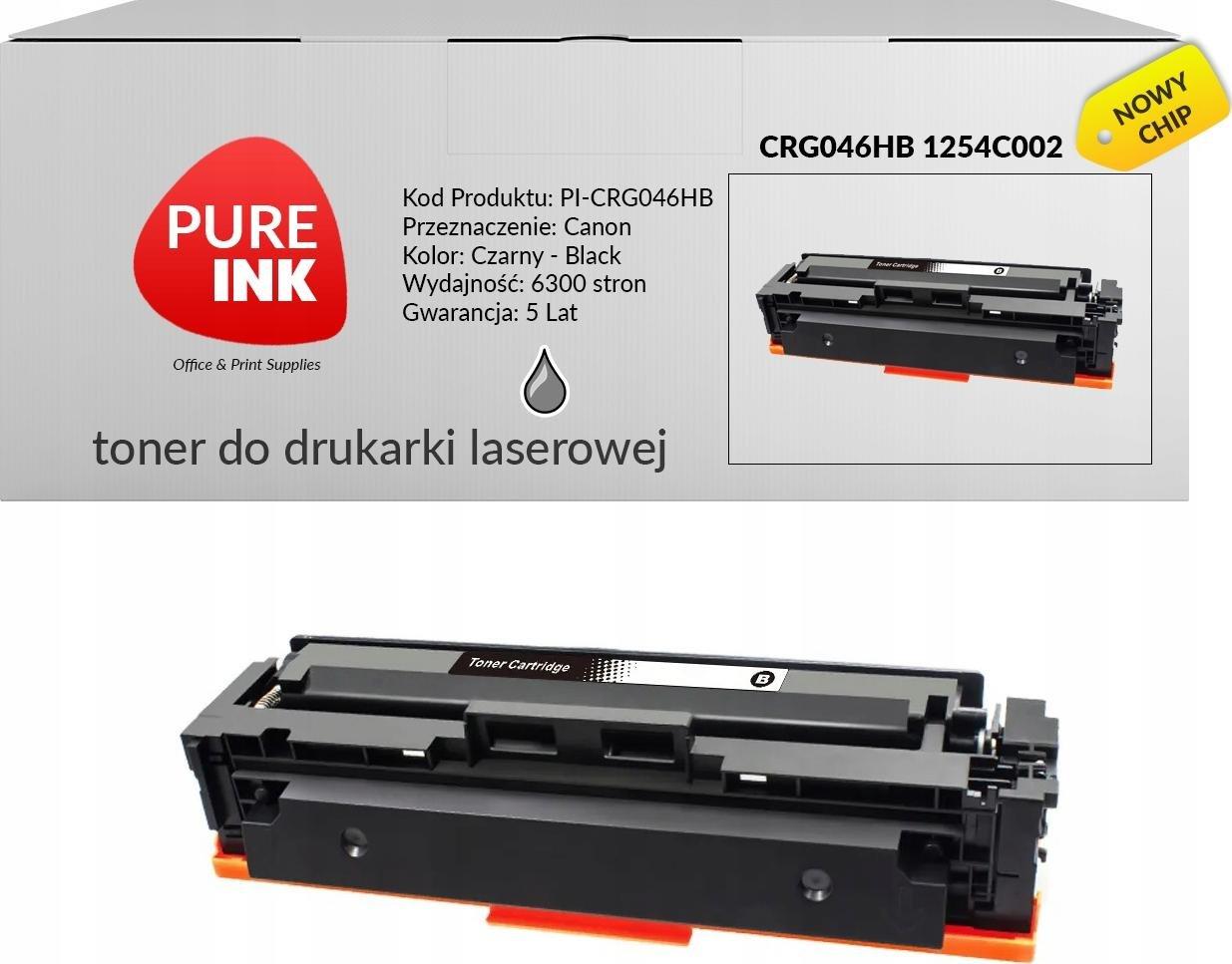Toner Pureink Black Zamiennik CRG046H