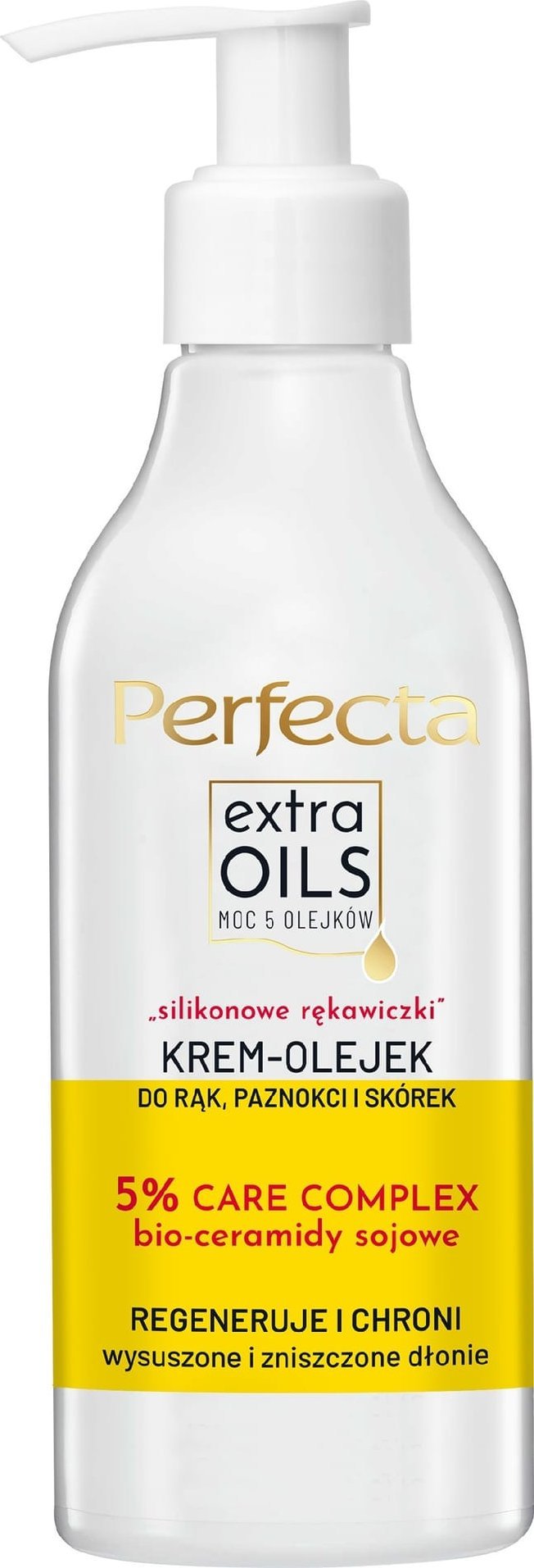 DAX PERFECTA Extra Oils Krem-olejek do rąk,paznokci i skórek - Silikonowe Rękawiczki 195 ml