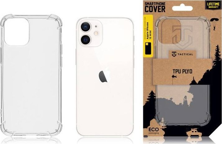 Tactical TPU Plyo Cover for Apple iPhone 12 mini Transparent standard