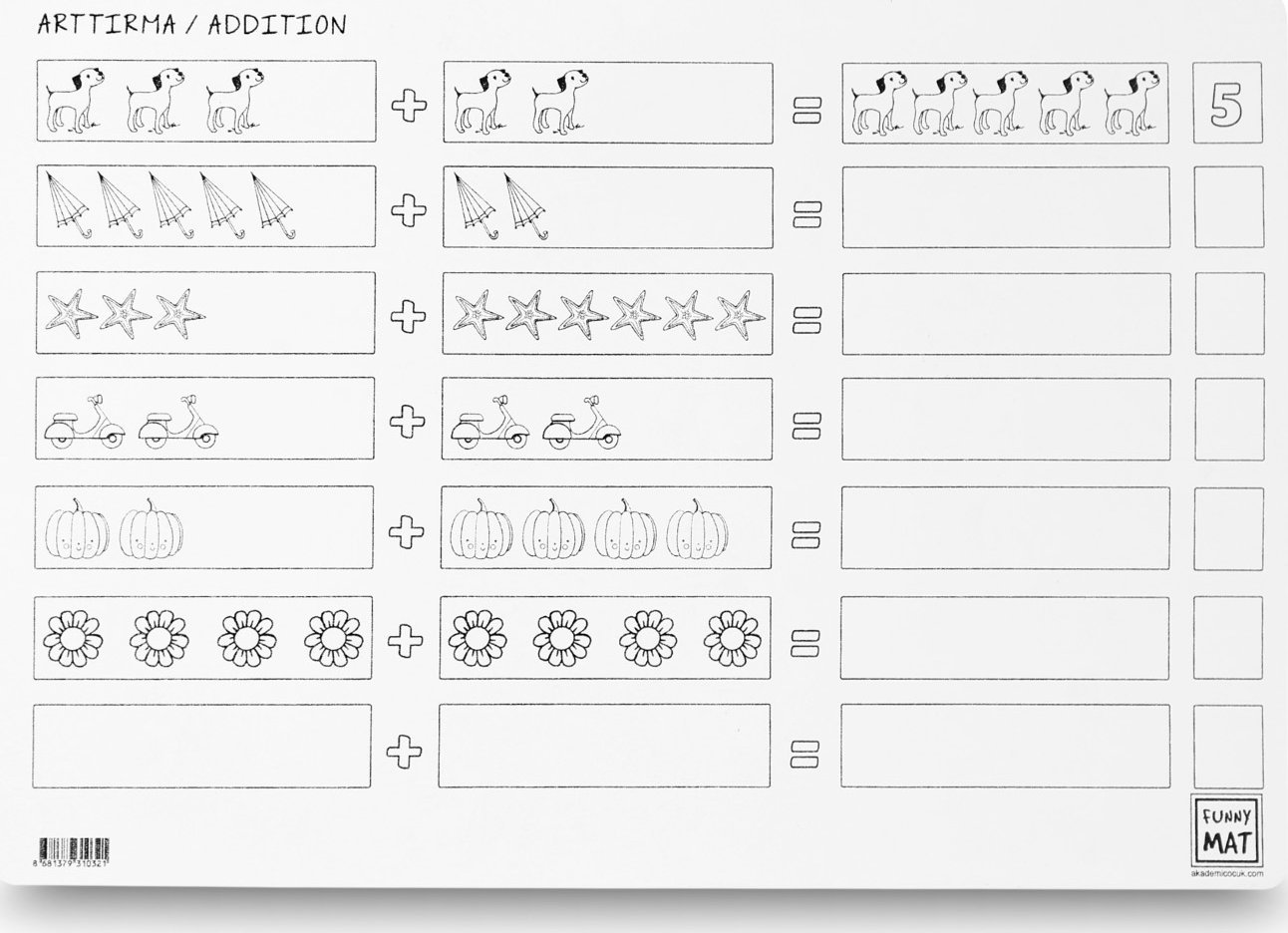 vidaXL Mata transparentna Dodawanie Funny Mat STRIGO