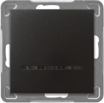 Ospel Łącznik pojedynczy Impresja z podświetleniem antracyt (ŁP-1YS/m/50)