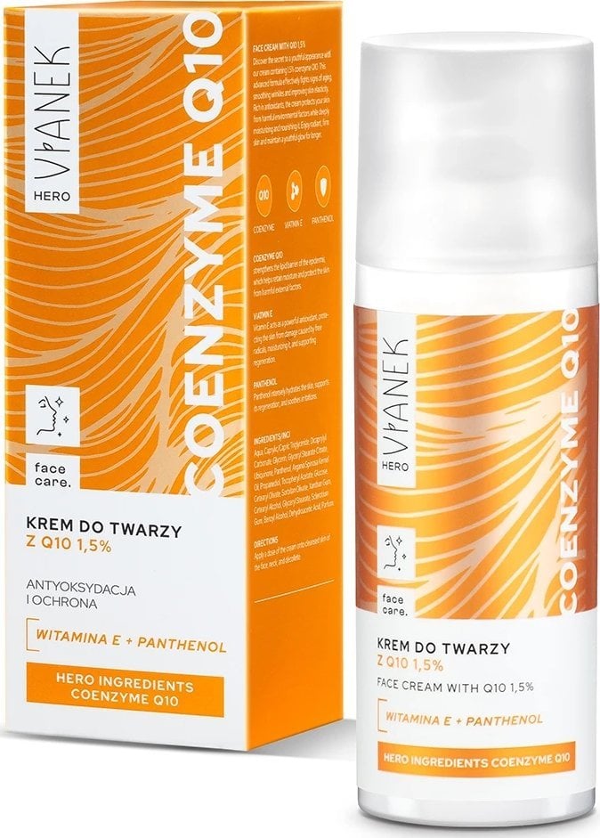Bielenda Hero Krem do twarzy z koenzymem Q10 1.5% 50ml