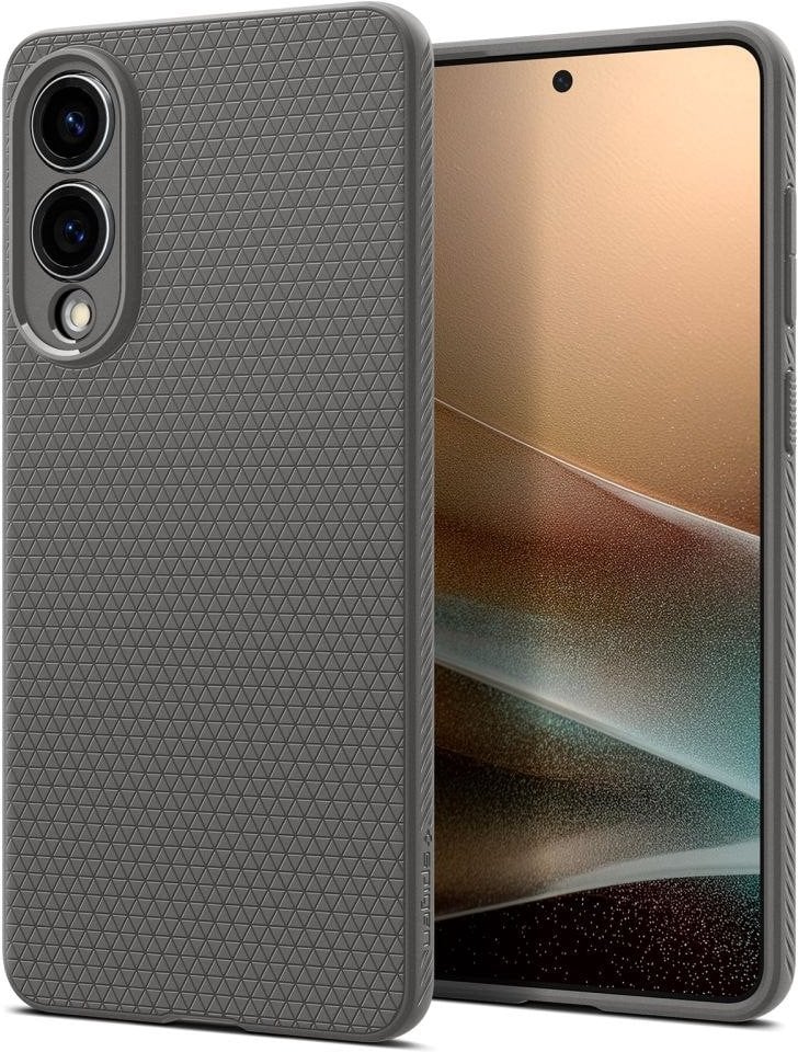 Spigen Liquid Air - Etui do Samsung Galaxy S25 Edge (Marble Grey)