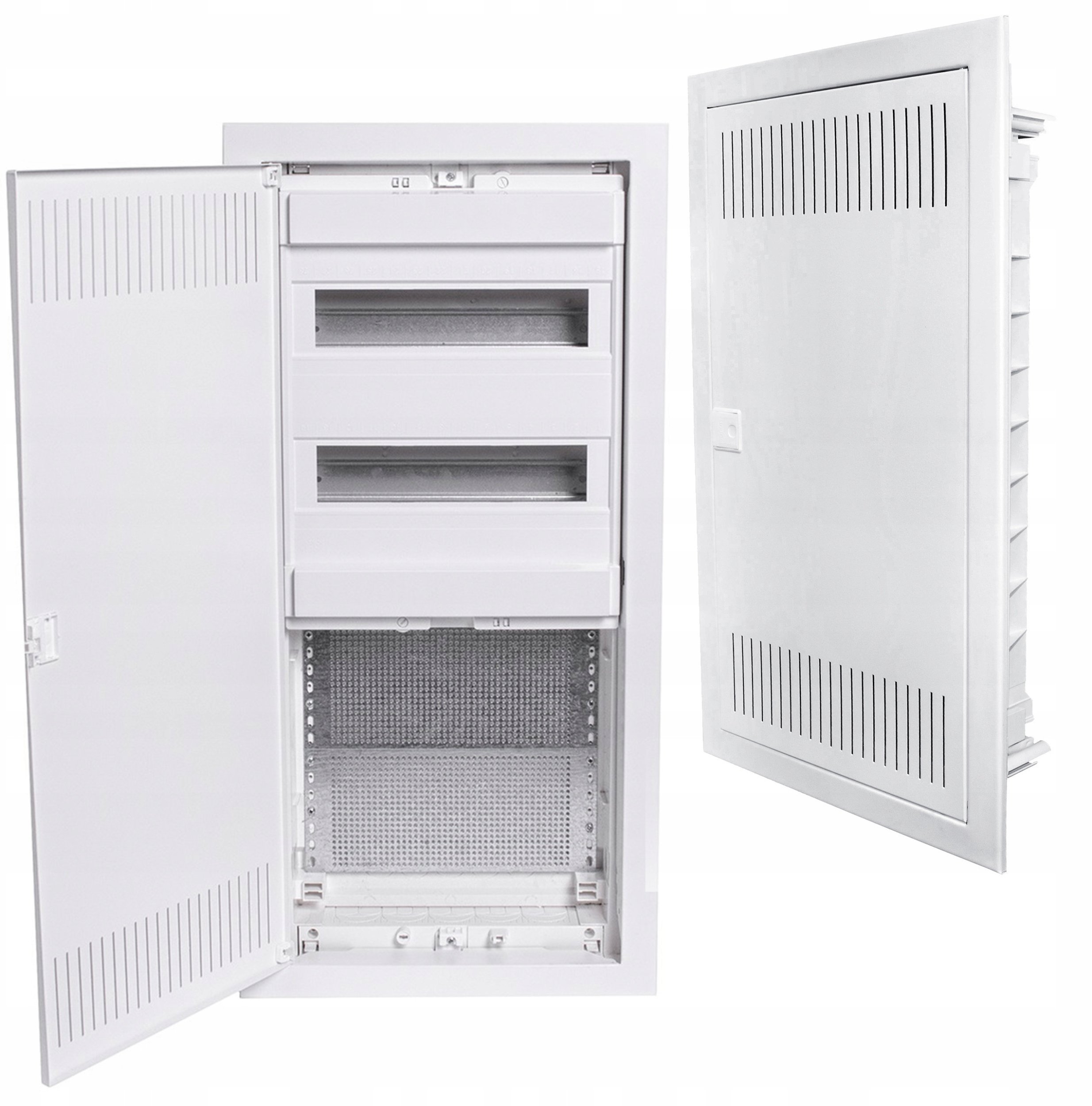 PODTYNKOWA PLASTIKOWA OBUDOWA INSTALACYJNO-MULIMEDIALNA 2 RZĘDY, 24 MODUŁY + 3-RZĘDOWA PŁYTA MONTAŻOWA NOARK PMF-C 60-2 110713