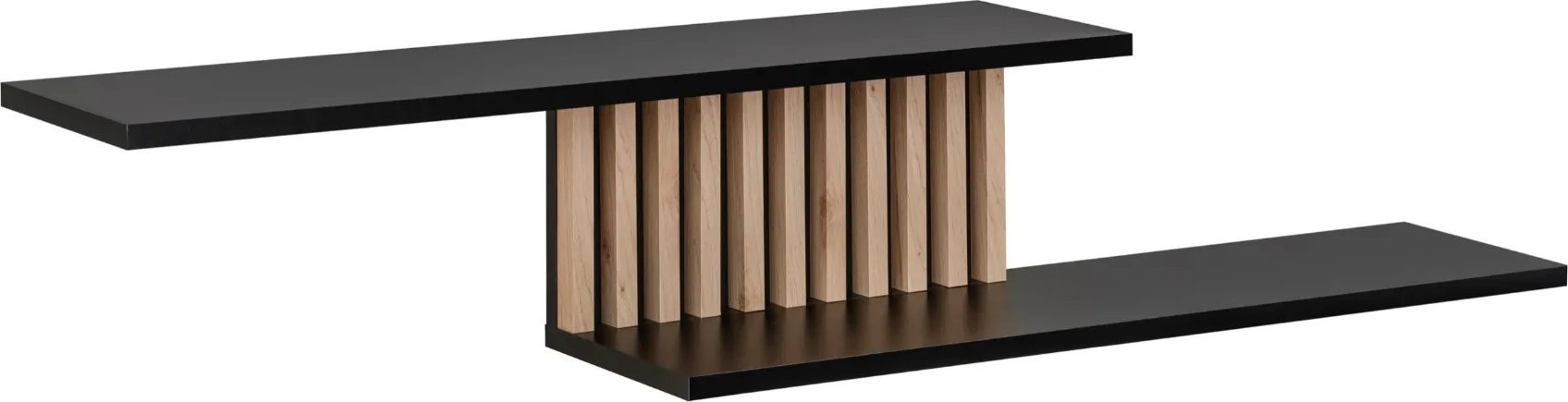 ASM Meble Półka CAMERON hickory jackson/czarna ASM Meble