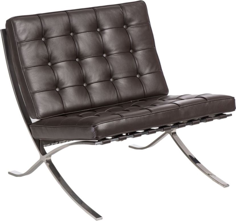 D2 Design Fotel BA1 skóra naturalna brązowa