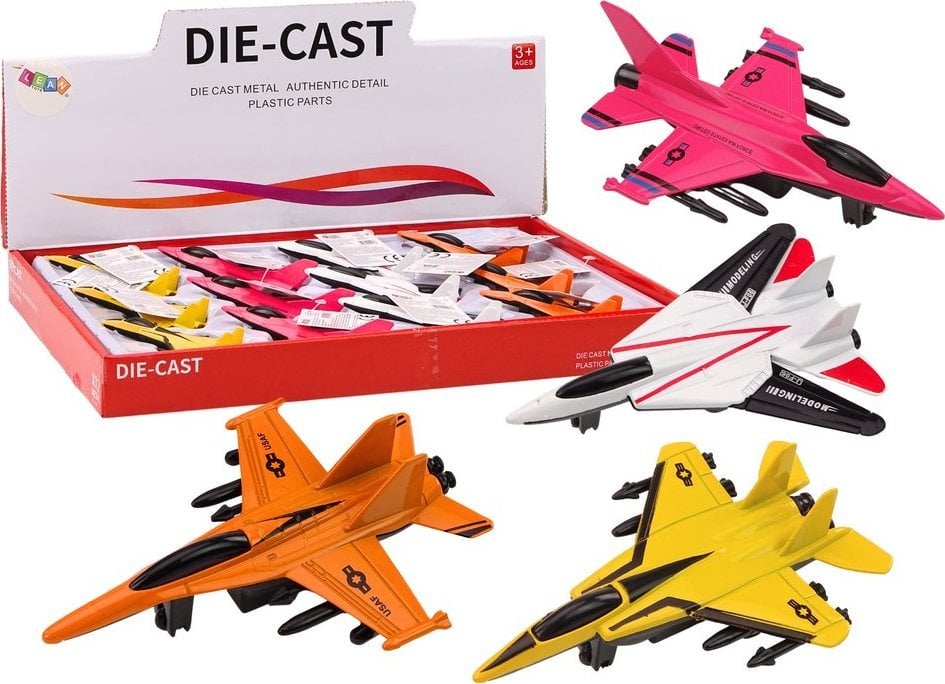 Odrzutowiec Myśliwiec Z Napędem Frykcyjnym Metalowy