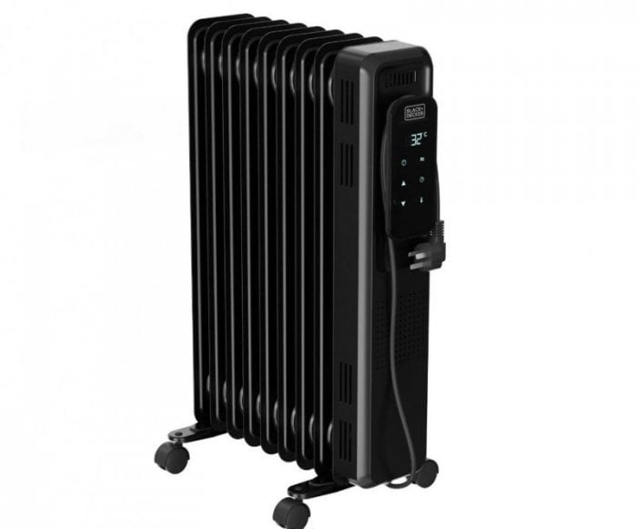 Grzejnik olejowy Black+Decker BXRA2001E (2000W; 9 elementów)
