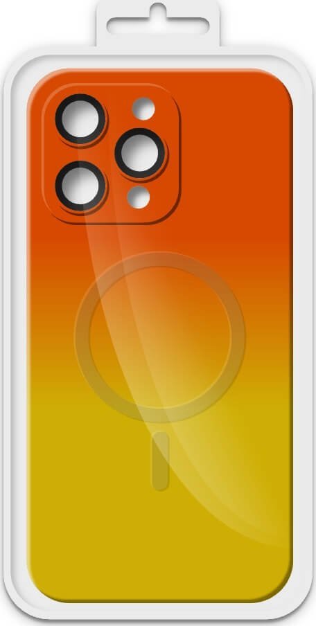 CaseMagsafe CASE RAINBOW MAGSAFE DO APPLE IPHONE 14+ POMARAŃCZOWY BOX standard