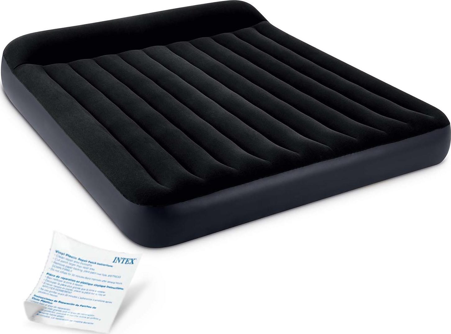 Intex Materac Dmuchany Dwuosobowy Czarny