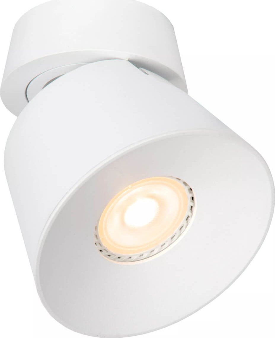Lampa sufitowa Lucide Biała lampa sufitowa Trigono kierunkowy downlight metalowy