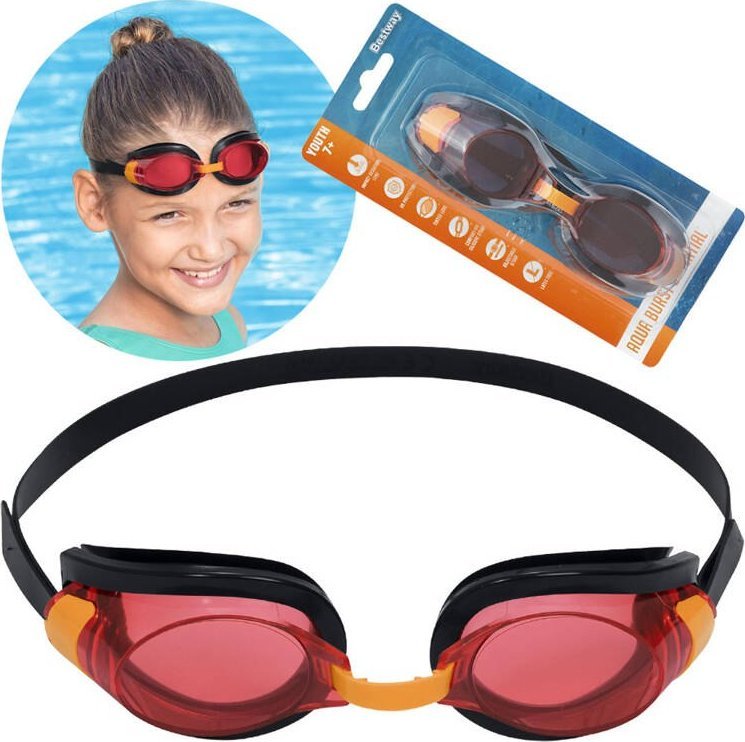 Bestway Okluarki do pływania CZERWONE 7+ 21005