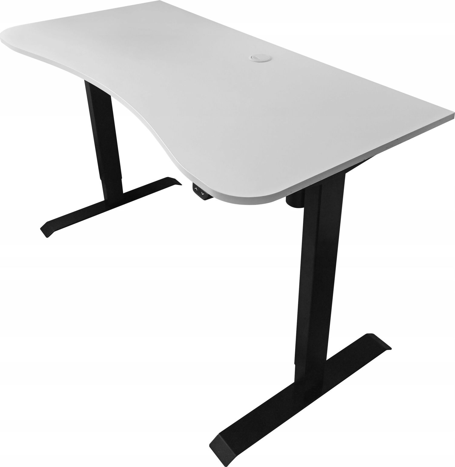 Biurko Zdesk BB-114B-Po/W Szaro-Czarne 138 cm x 68 cm