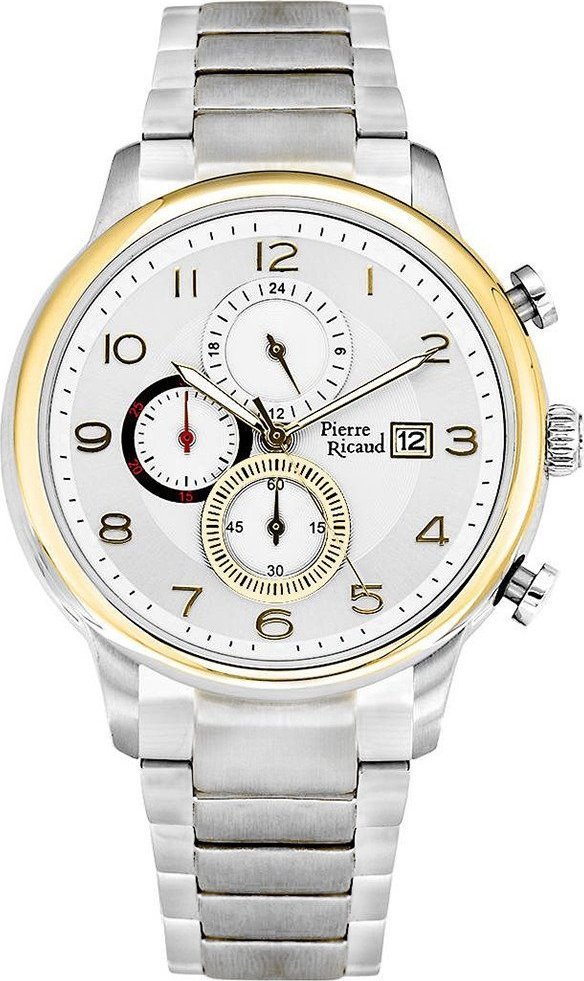 Zegarek Pierre Ricaud Zegarek męski Pierre Ricaud P97017.2123CH srebrny