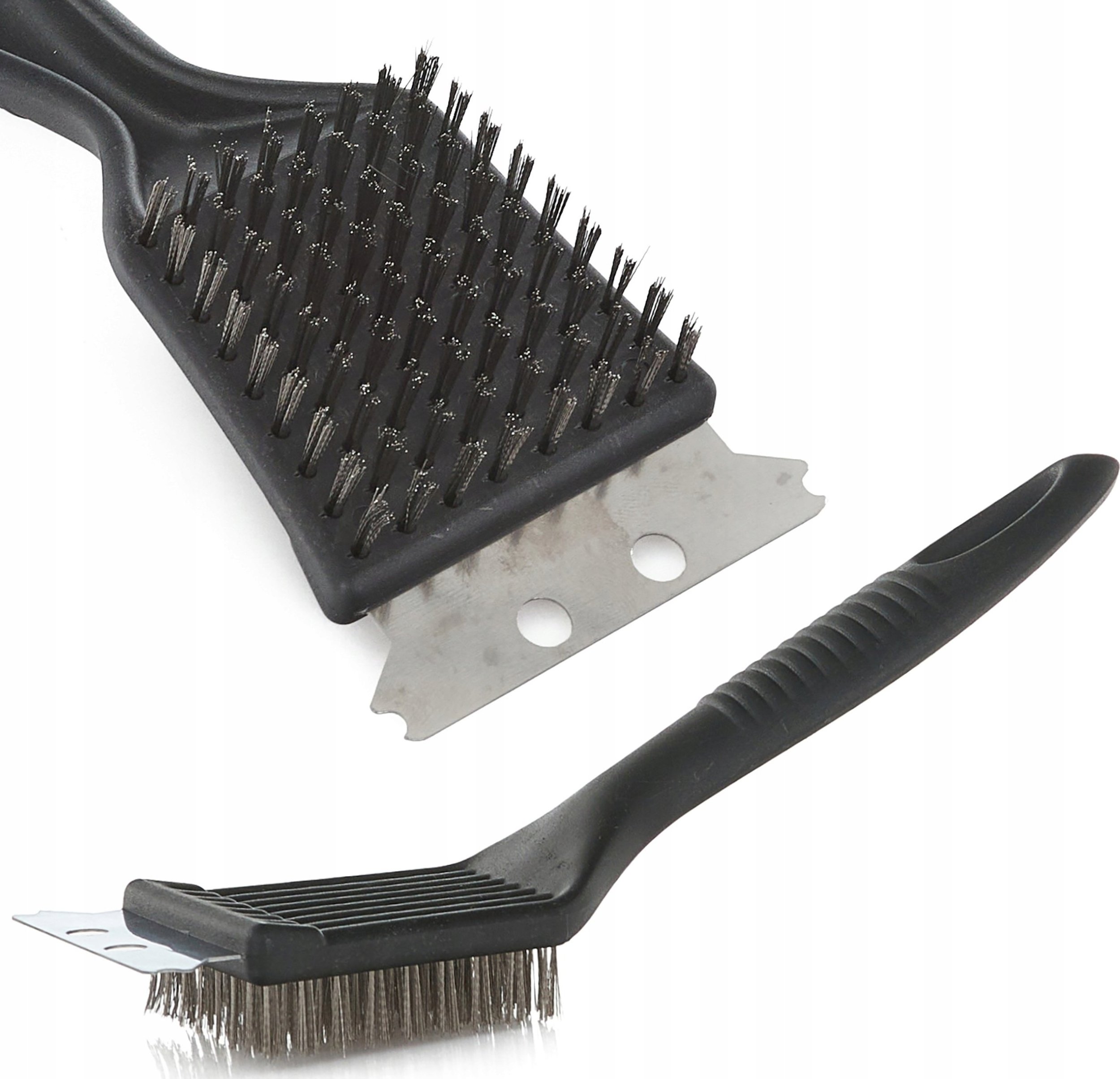 Geko Szczotka druciana ze skrobakiem 2w1 – do czyszczenia grilla (90)