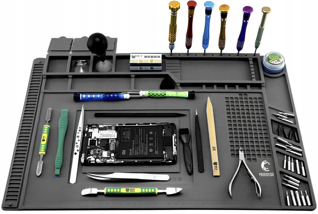 Prodigy.Cat Mata serwisowa, magnetyczna, do lutowania, 45x40cm (PM-01)