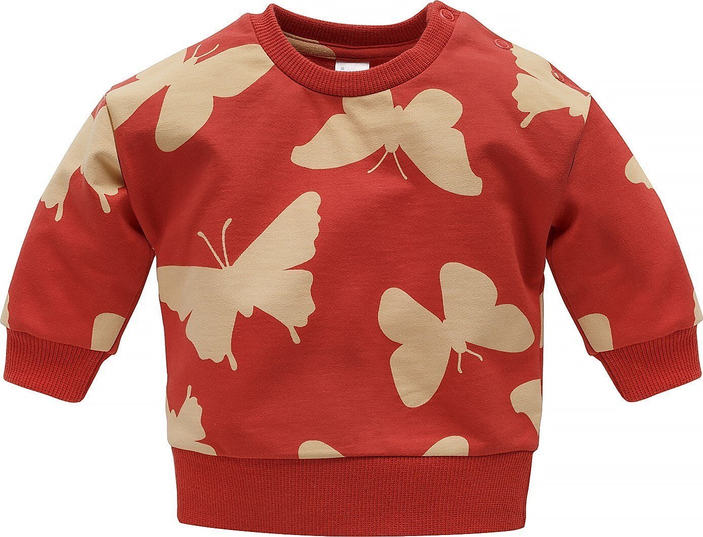 PINOKIO Bluza dresowa czerwona dla dziewczynki Imagine Pinokio 80