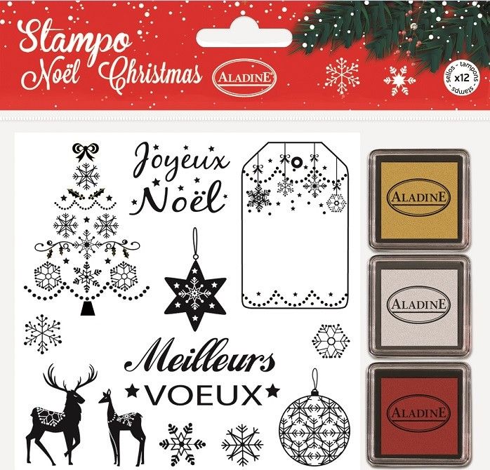 Aladine Stempelki Bożonarodzeniowe Klasyczne