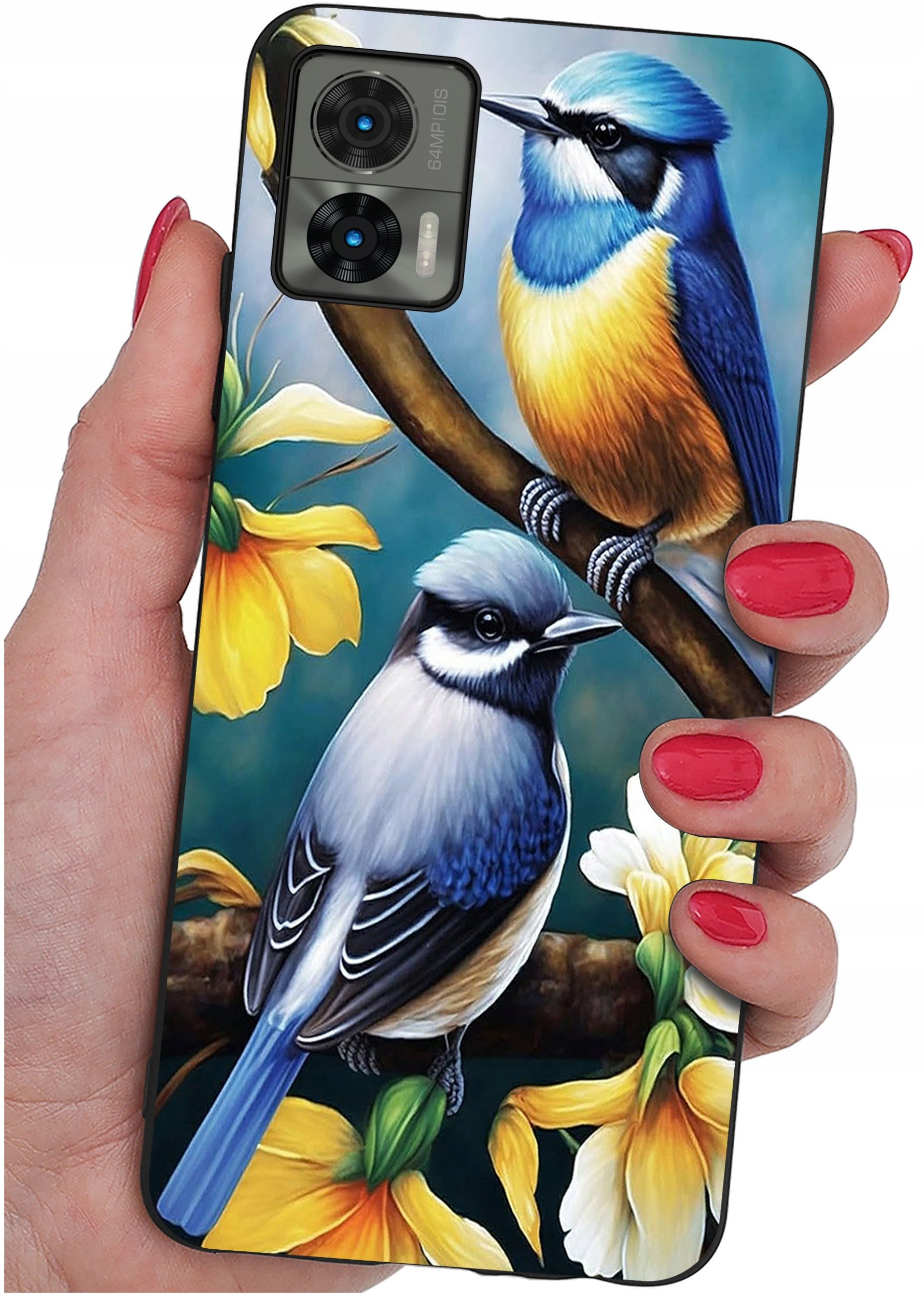 Etui do Motorola Moto Edge 30 Neo WZORY |SILIKONOWE MATT CASE + SZKŁO 9H