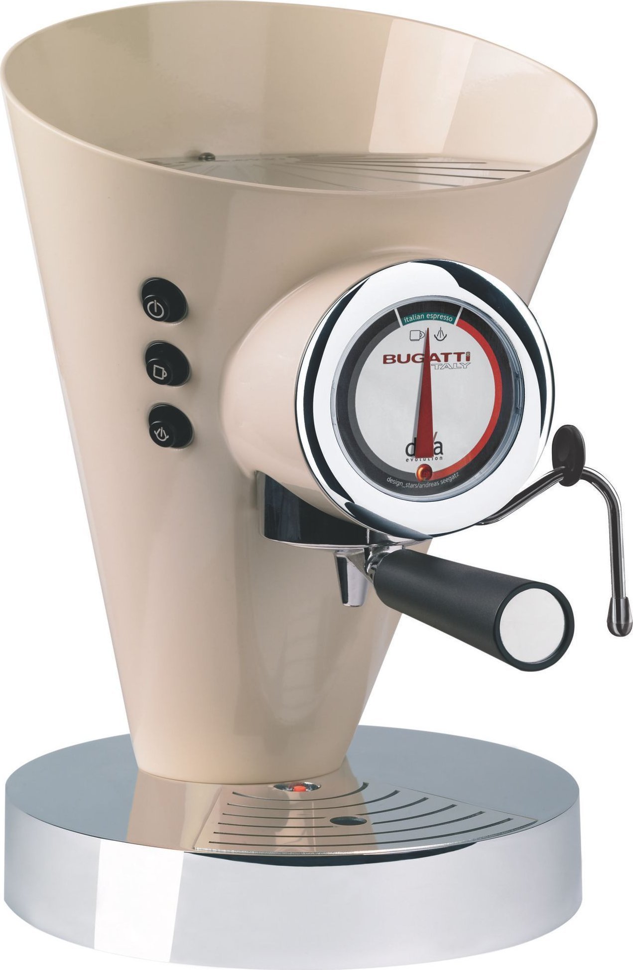Ekspres ciśnieniowy Bugatti DIVA EVOLUTION Ekspres do kawy - kremowy