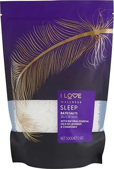 I love I Love, Wellness Sleep, Essential Oils, Bath Salt, 500 g Unisex