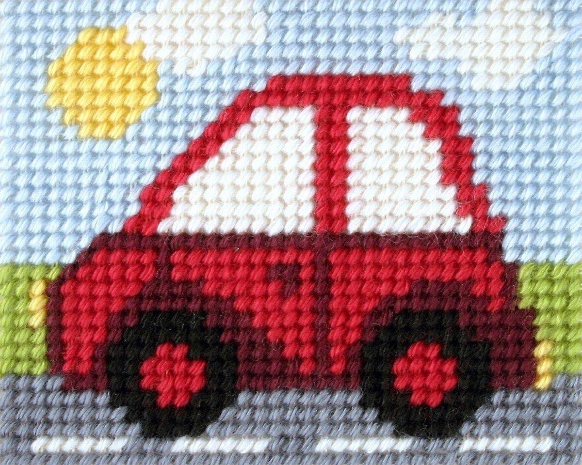 Haft. Moje pierwsze wyszywanie - Samochód EDUKAMP