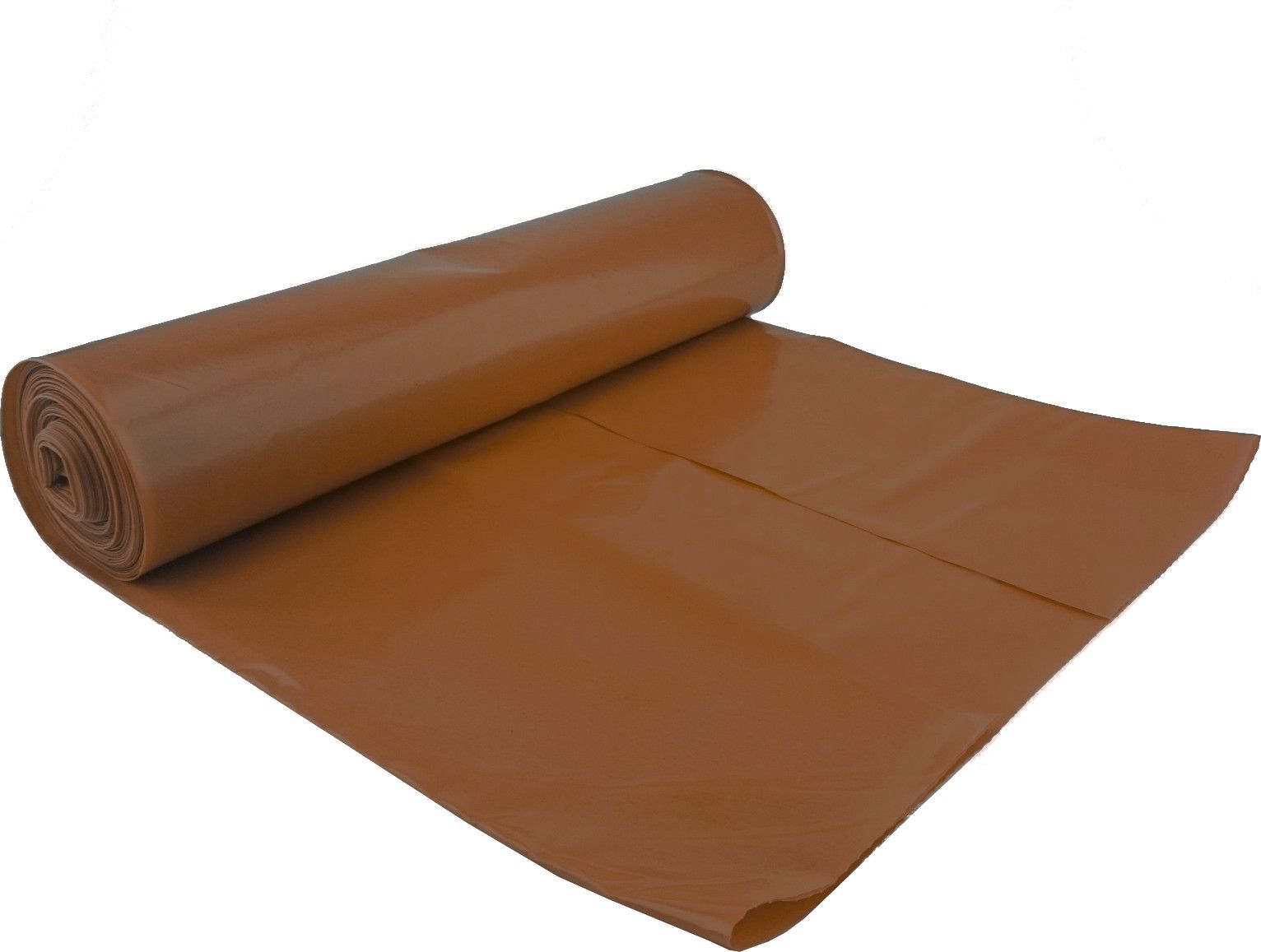 Meva Worki na odpadki śmieci grube 50 mikr. wytrzymałe rolka 25szt. - brązowe 120L