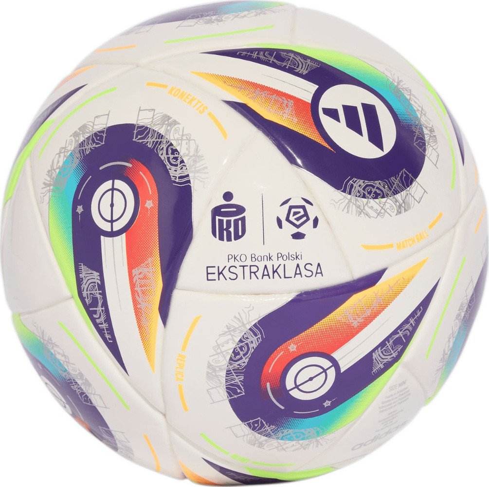 Piłka nożna adidas Ekstraklasa Mini kolorowa JY1296 1