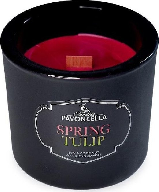 Świeczka sojowa Spring Tulip czarna 170g