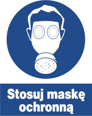 Mój dom Zno-5 - Znak Bhp Nakazu - Stosuj Maskę Ochronną