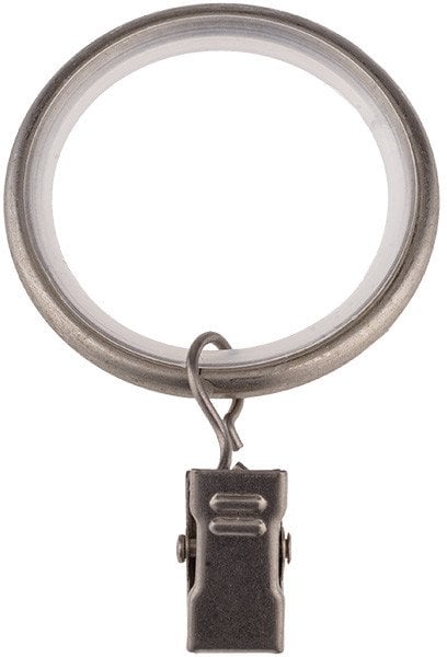 RINGS WITH CLIPS SIL D16/19 MAT CHRO(10)