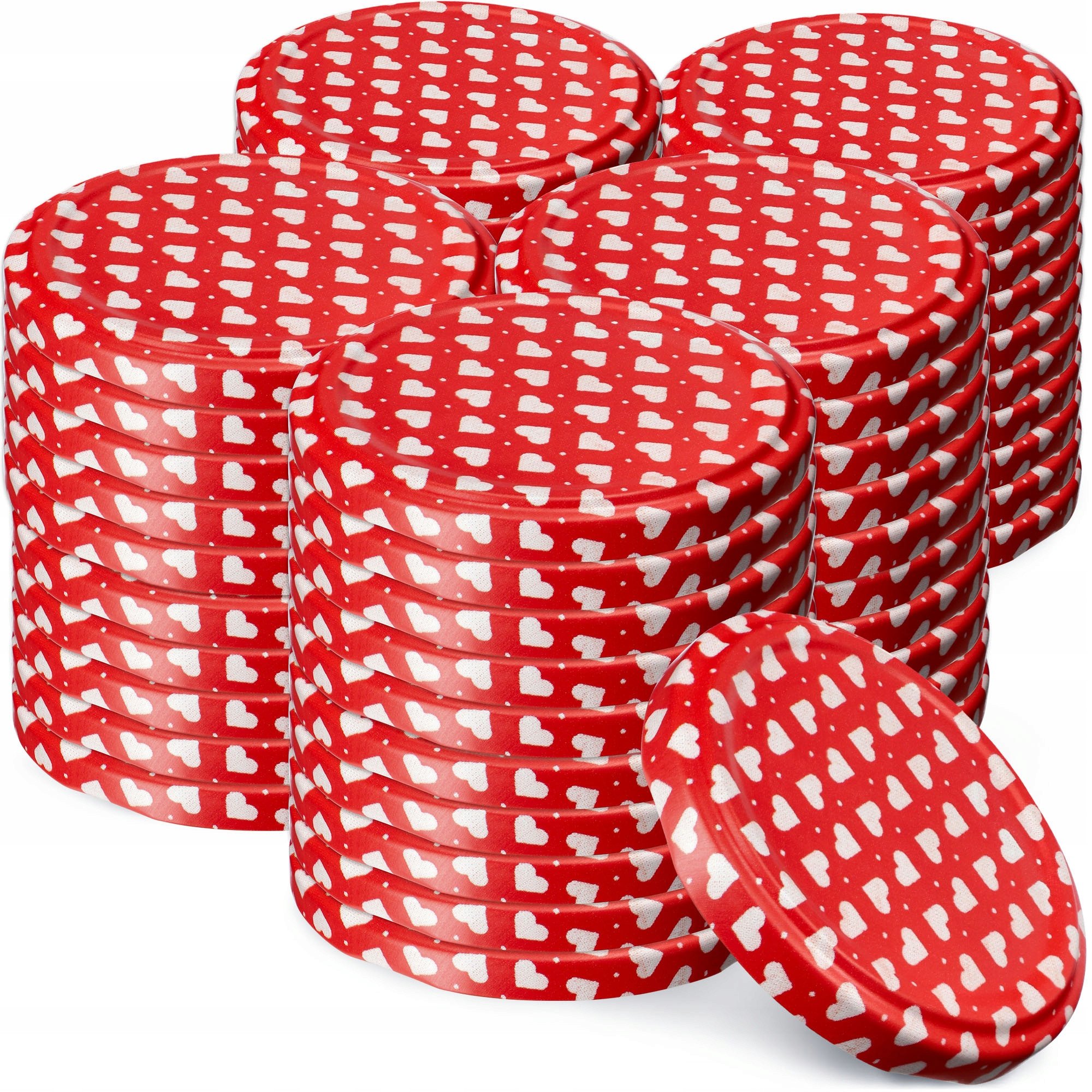 KADAX 50x Zakrętki Do Słoików Fi 66 Nakrętki Na Słoiki Wieczka Przetwory