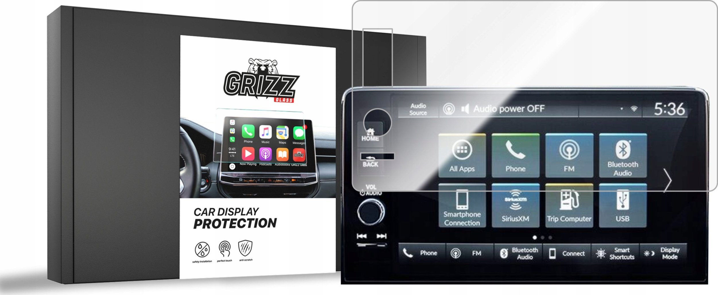GrizzGlass Folia ceramiczna GrizzGlass CarDisplay Protection do Honda Civic XI 9" 2021