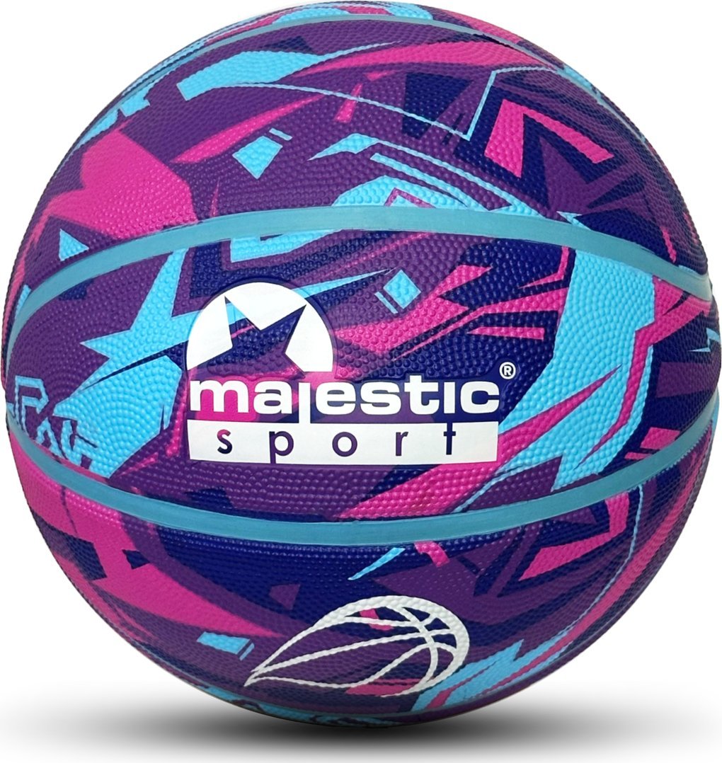 Piłka do koszykówki Majestic Sport Galaxy fioletowa r. 7