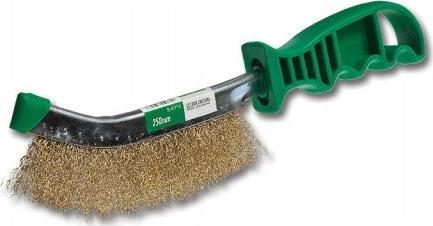 Stalco Szczotka druciana mosiężna do felg rdzy farb 250mm S-47715