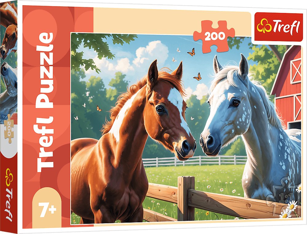 Trefl Puzzle Konie na polanie 200 elementów (13328)